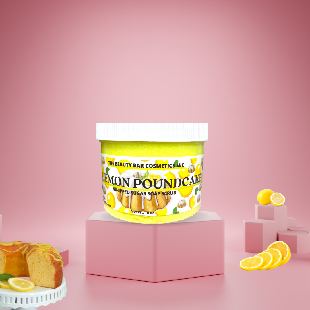 LEMON POUNDCAKE WHIPPED SOAP SCRUB