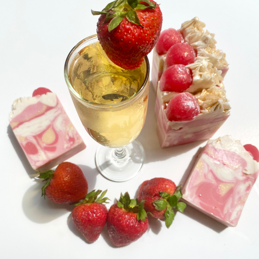 Strawberry & Champagne Soap
