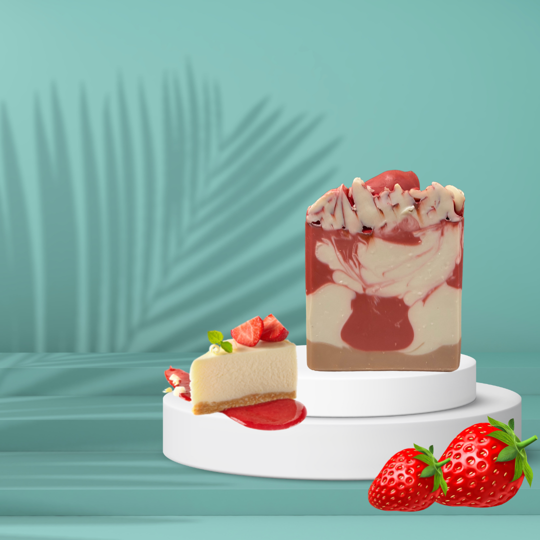 Strawberry Cheesecake Soap Bar